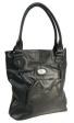 Кожаная сумка Eleganzza, цвет: черный ZB - 6713 2008 г инфо 5417w.