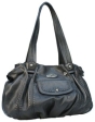 Кожаная сумка Eleganzza, цвет: черный Z27 - 6736 2008 г инфо 5445w.